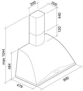 Вытяжка Falmec Ginevra Tile 90 (600) S фото 4 в Казани и Татарстане
