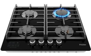 Газовая варочная панель Haier HHX-G64CNSB фото 4 в Казани и Татарстане
