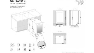 Винный шкаф Дунавокс DAUF-38.100DB фото 2 в Казани и Татарстане Винный шкаф Dunavox DAUF-38.100DB фото 2 в Казани и Татарстане