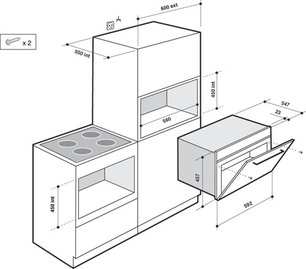 Духовой шкаф De Dietrich DME 795 XS фото 2 в Казани и Татарстане