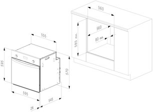 Духовой шкаф Korting OKB 9102 CSGN PRO фото 3 в Казани и Татарстане