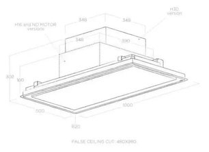 Встраиваемая вытяжка ELICA ILLUSION NO MOTOR PAINT/A/100 фото 4 в Казани и Татарстане