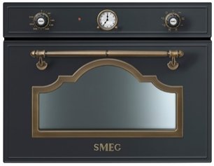 Компактный духовой шкаф с СВЧ Smeg SF4750MCAO фото в Казани и Татарстане