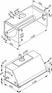 Встраиваемая вытяжка Miele DAR1155 для плиты Range Cooker фото 3 в Казани и Татарстане