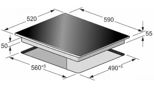 Индукционная варочная поверхность Kaiser KCT 6745 FI Elf AD фото 4 в Казани и Татарстане