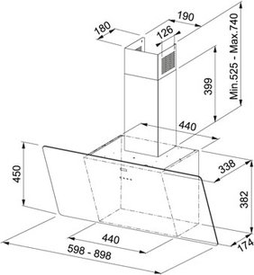 Вытяжка Franke FPJ 915 V BK A фото 3 в Казани и Татарстане