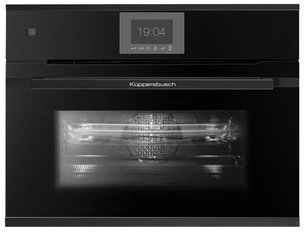 Компактный духовой шкаф с микроволнами Куперсбуш CBM 6550.0 S5 Black Velvet фото в Казани и Татарстане Компактный духовой шкаф с микроволнами Kuppersbusch CBM 6550.0 S5 Black Velvet фото в Казани и Татарстане