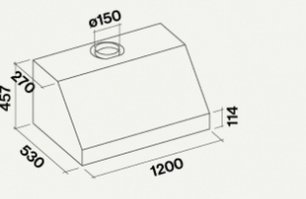 Вытяжка Falmec Zeus 120 PRO фото 3 в Казани и Татарстане