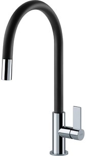 Смеситель Franke Ambient Evo с выдвижным шлангом хром/черный Смеситель Franke Ambient Evo с выдвижным шлангом хром/черный