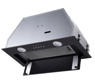 Встраиваемая вытяжка MAUNFELD TRAPEZE 602IG черный фото 2 в Казани и Татарстане