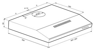 Вытяжка Крона JESSICA slim 500 metallic PB фото 2 в Казани и Татарстане Вытяжка KRONA JESSICA slim 500 metallic PB фото 2 в Казани и Татарстане