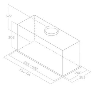 Встраиваемая вытяжка Элика LANE SENSOR BL MAT/A/72 старая версия фото 2 в Казани и Татарстане Встраиваемая вытяжка Elica LANE SENSOR BL MAT/A/72 старая версия фото 2 в Казани и Татарстане