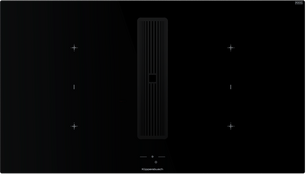 Индукционная варочная поверхность с вытяжкой Kuppersbusch KMI 9850.1 SR-E Black Velvet фото в Казани и Татарстане