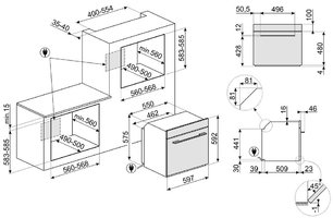 Духовой шкаф Smeg SO6102TG фото 4 в Казани и Татарстане