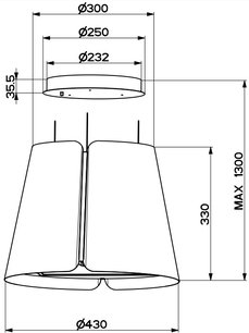 Вытяжка Фабер BEAT WH MATT F45 фото 2 в Казани и Татарстане Вытяжка Faber BEAT WH MATT F45 фото 2 в Казани и Татарстане