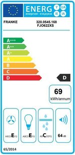 Вытяжка Франке FJO 622 XS фото 3 в Казани и Татарстане Вытяжка Franke FJO 622 XS фото 3 в Казани и Татарстане