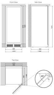 Винный шкаф Дунавокс DX-70.258SS фото 4 в Казани и Татарстане Винный шкаф Dunavox DX-70.258SS фото 4 в Казани и Татарстане
