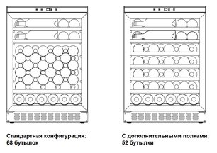 Винный шкаф Дометик B68G Basic фото 2 в Казани и Татарстане Винный шкаф Dometic B68G Basic фото 2 в Казани и Татарстане