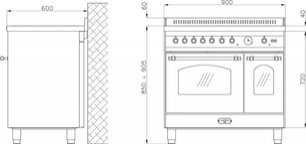 Варочный центр Lofra RLVD96MFTE/CI Br фото 3 в Казани и Татарстане