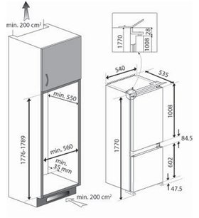 Встраиваемый холодильник Тека CI 320 фото 2 в Казани и Татарстане Встраиваемый холодильник Teka CI 320 фото 2 в Казани и Татарстане