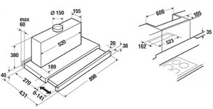 Вытяжка Kuppersbusch Edip 938.1 E фото 2 в Казани и Татарстане