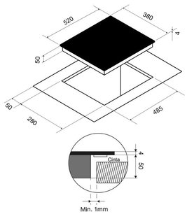 Индукционная варочная панель Пандо PI-DOM фото 3 в Казани и Татарстане Индукционная варочная панель Pando PI-DOM фото 3 в Казани и Татарстане