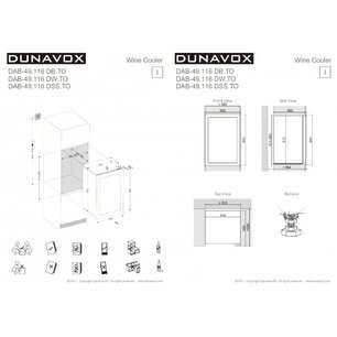 Винный шкаф Дунавокс DAB-49.116DSS.TO фото 4 в Казани и Татарстане Винный шкаф Dunavox DAB-49.116DSS.TO фото 4 в Казани и Татарстане