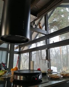 Островная вытяжка Maunfeld LEE ISLA 39 ЧЕРНЫЙ фото 4 в Казани и Татарстане