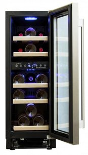 Винный шкаф Дунавокс DX-17.58DBK/DP фото 3 в Казани и Татарстане Винный шкаф Dunavox DX-17.58DBK/DP фото 3 в Казани и Татарстане