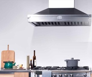 Настенная вытяжка Ля Корню CornuFe 90 фото 2 в Казани и Татарстане Настенная вытяжка La Cornue CornuFe 90 фото 2 в Казани и Татарстане