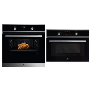 Electrolux (духовой шкаф EOD5H70BX + микроволновая печь EVM 6E46X) фото в Казани и Татарстане
