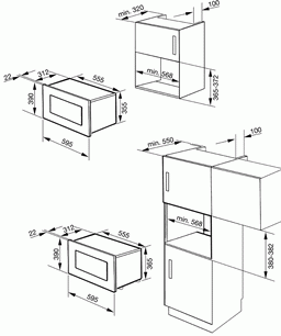 Микроволновая печь Smeg MP322X фото 4 в Казани и Татарстане