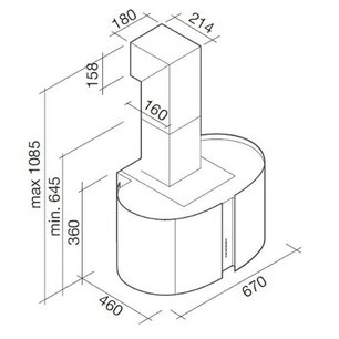 Вытяжка Falmec Mirabilia 67 Fenice Vetro (800) ECP фото 3 в Казани и Татарстане