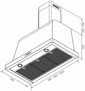 Вытяжка Lofra DOLCEVITA 120 Burg фото 2 в Казани и Татарстане