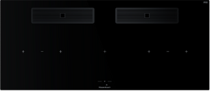 Индукционная варочная поверхность с вытяжкой Kuppersbusch KMI 12850.0 SR-S Black Velvet фото в Казани и Татарстане