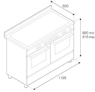 Варочный центр Бертаззони HER120 6G MFE D CRT фото 4 в Казани и Татарстане Варочный центр Bertazzoni HER120 6G MFE D CRT фото 4 в Казани и Татарстане