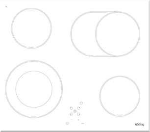 Варочная поверхность Korting HK 62051 BW фото в Казани и Татарстане