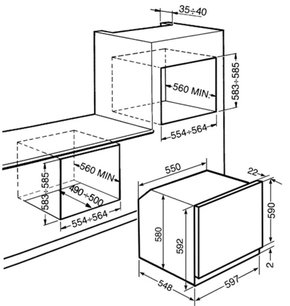 Духовой шкаф Smeg SFP130B-1 фото 2 в Казани и Татарстане