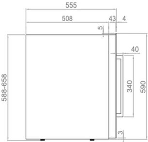 Встраиваемый винный шкаф Pando PVMAVP 60-23CRR W фото 3 в Казани и Татарстане