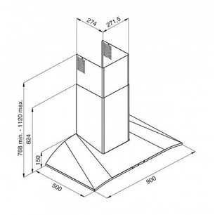 Вытяжка De Dietrich DHD 556 BE 1 фото 4 в Казани и Татарстане