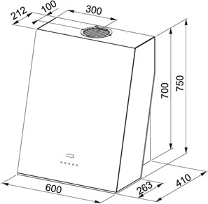 Вытяжка Франке FTE 605 WH фото 2 в Казани и Татарстане Вытяжка Franke FTE 605 WH фото 2 в Казани и Татарстане