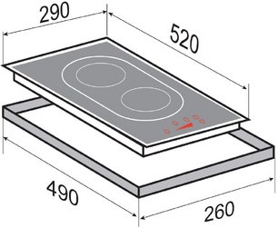 Стеклокерамическая варочная панель Zigmund Shtain CI 29.3 W фото 4 в Казани и Татарстане