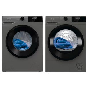 Gorenje (стиральная машина W2NHPI62SCSS + сушильная машина D2HNE82/C) фото в Казани и Татарстане Gorenje (стиральная машина W2NHPI62SCSS + сушильная машина D2HNE82/C) фото в Казани и Татарстане