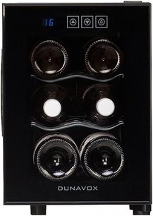 Винный шкаф Дунавокс DX-6.16SC фото 4 в Казани и Татарстане Винный шкаф Dunavox DX-6.16SC фото 4 в Казани и Татарстане
