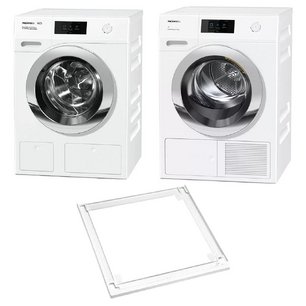 Miele ChromeEdition (стиральная машина WCR890WPS + сушильная машина TCR790WP + монтажный элемент WTV501) фото в Казани и Татарстане Miele ChromeEdition (стиральная машина WCR890WPS + сушильная машина TCR790WP + монтажный элемент WTV501) фото в Казани и Татарстане