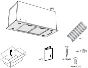 Встраиваемая вытяжка Пандо EVO/780.11 INOX V.850 SEC фото 3 в Казани и Татарстане Встраиваемая вытяжка Pando EVO/780.11 INOX V.850 SEC фото 3 в Казани и Татарстане