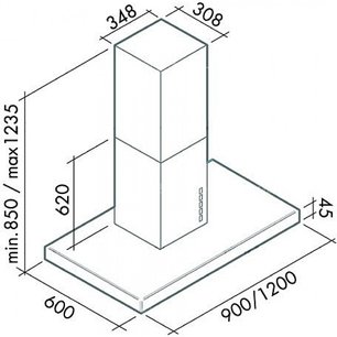 Вытяжка Falmec Lux isola 120 ix (800) ECP фото 4 в Казани и Татарстане