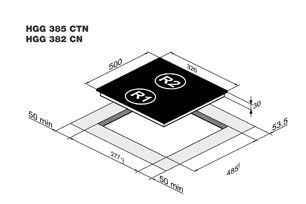 Варочная поверхность Korting HGG 385 CTN фото 3 в Казани и Татарстане