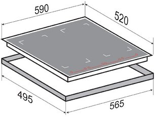 Стеклокерамическая варочная панель Zigmund Shtain CI 29.6 W фото 2 в Казани и Татарстане