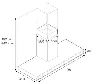 Вытяжка Bertazzoni KG120CONXA фото 4 в Казани и Татарстане